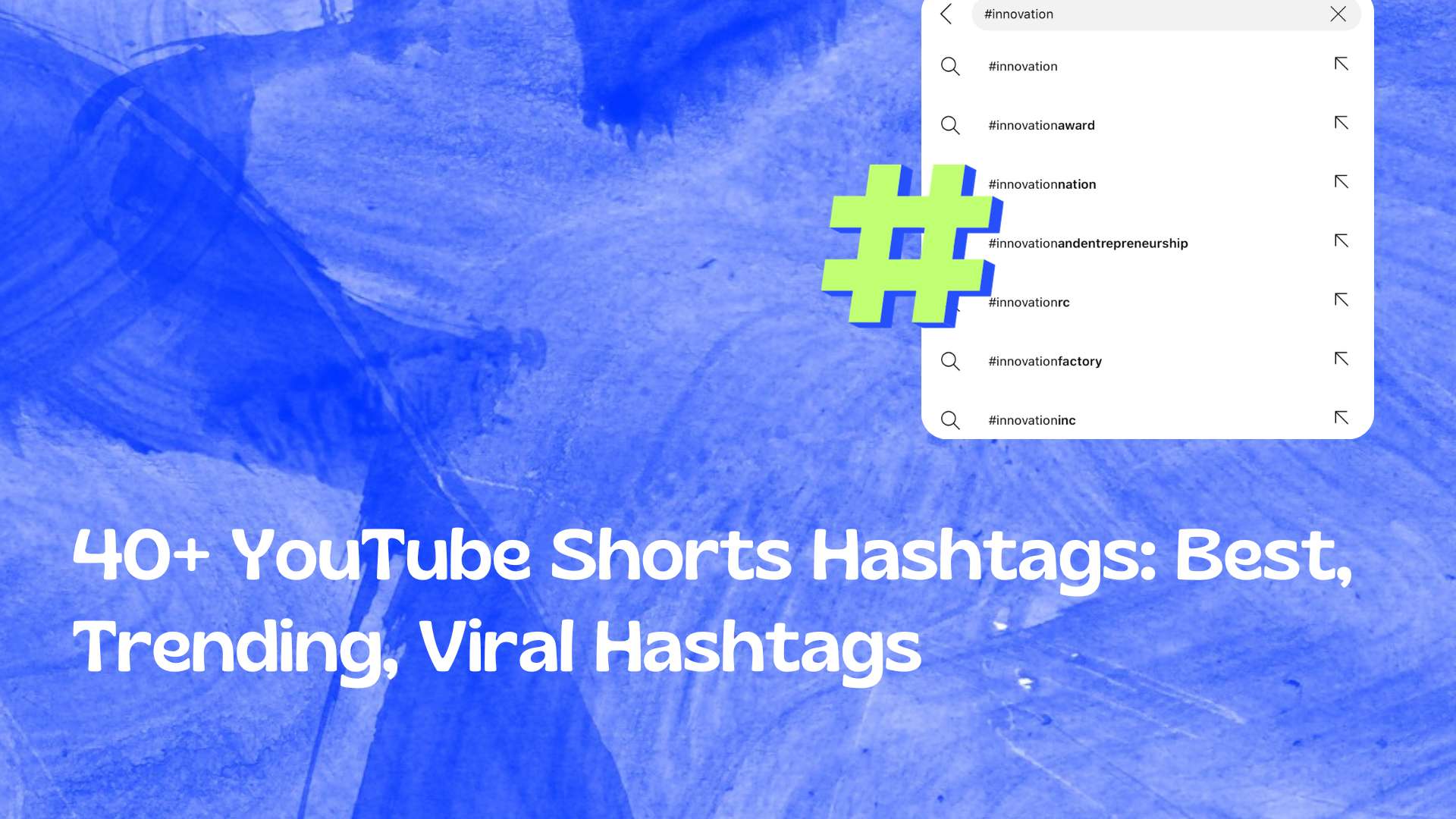 100 + Shorts Viral Tags For Success